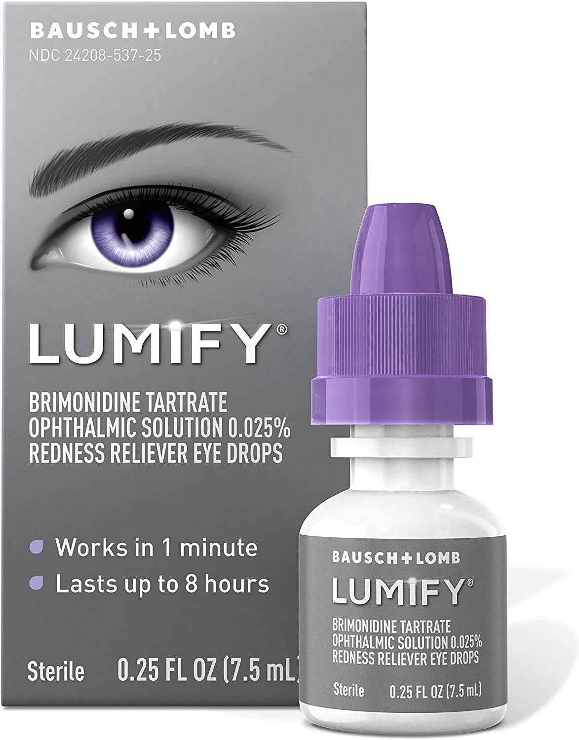 LUMIFY Redness Reliever Eye Drops 0.25 Fl Oz (7.5mL)